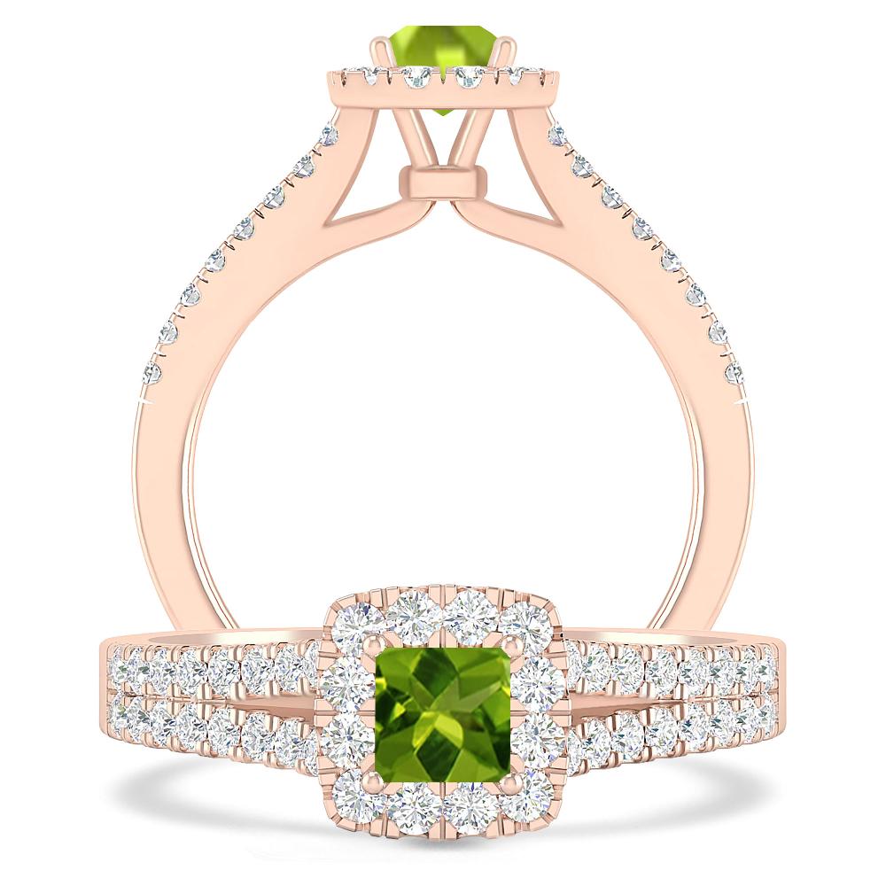 Rose Gold - Peridot