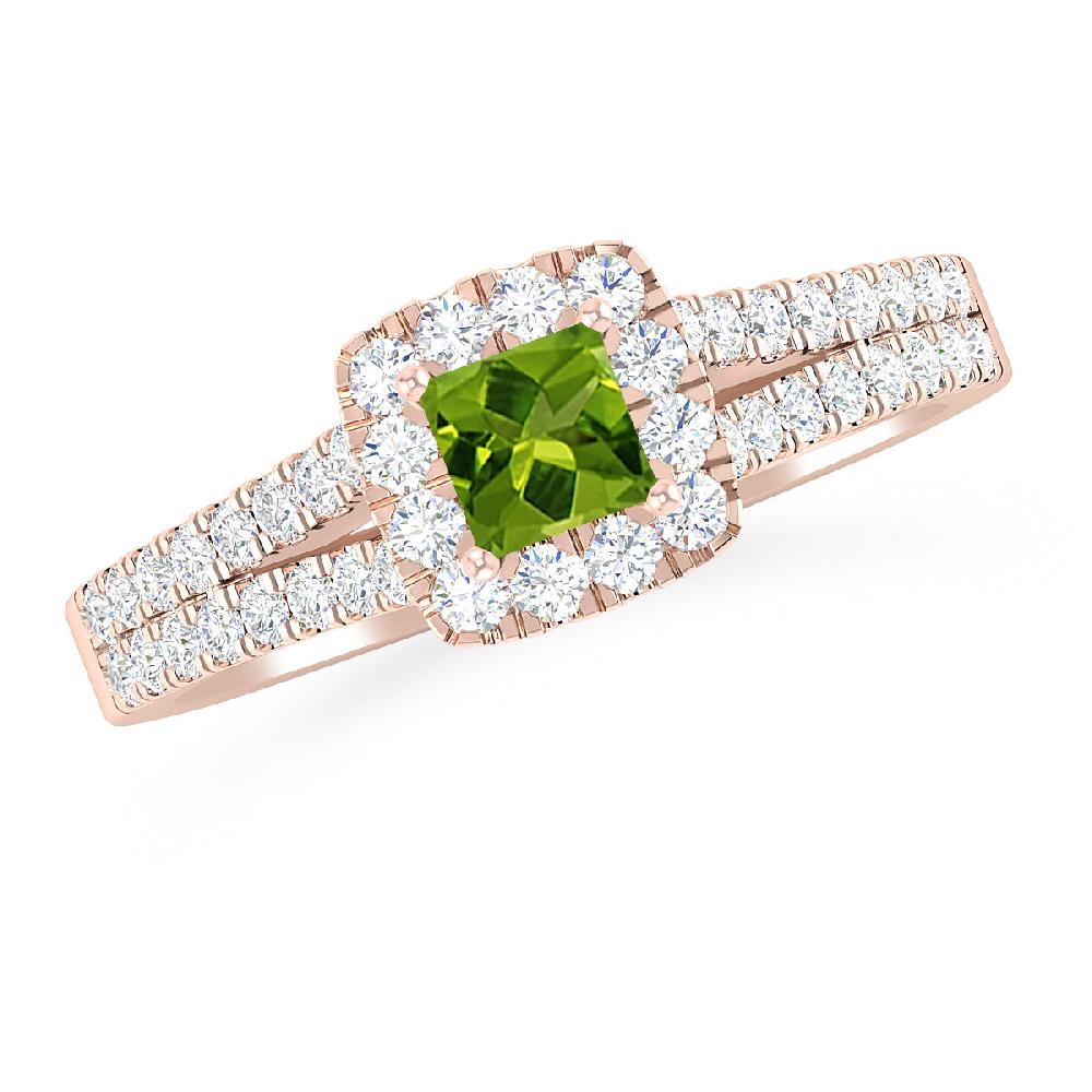 Rose Gold - Peridot