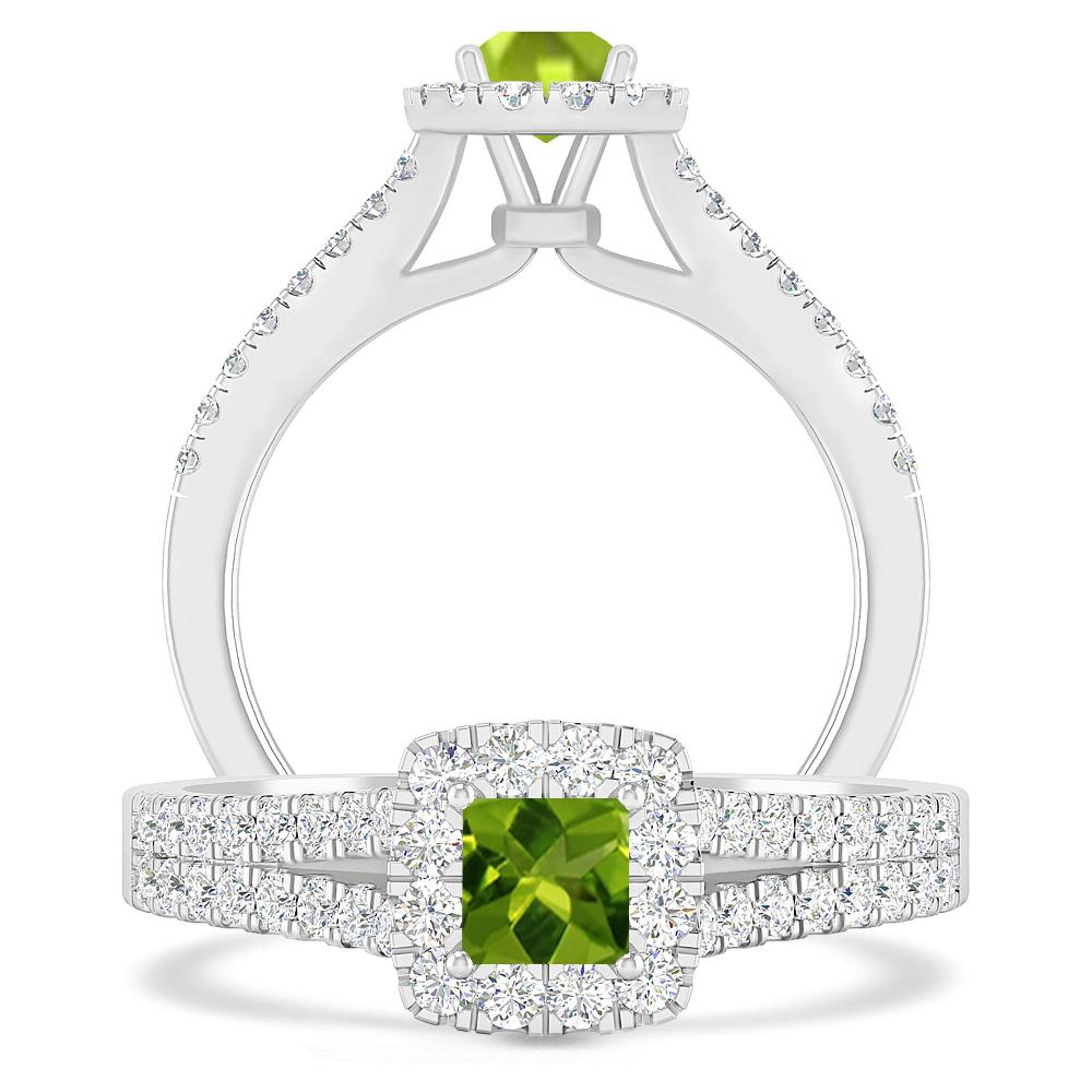 White Gold - Peridot