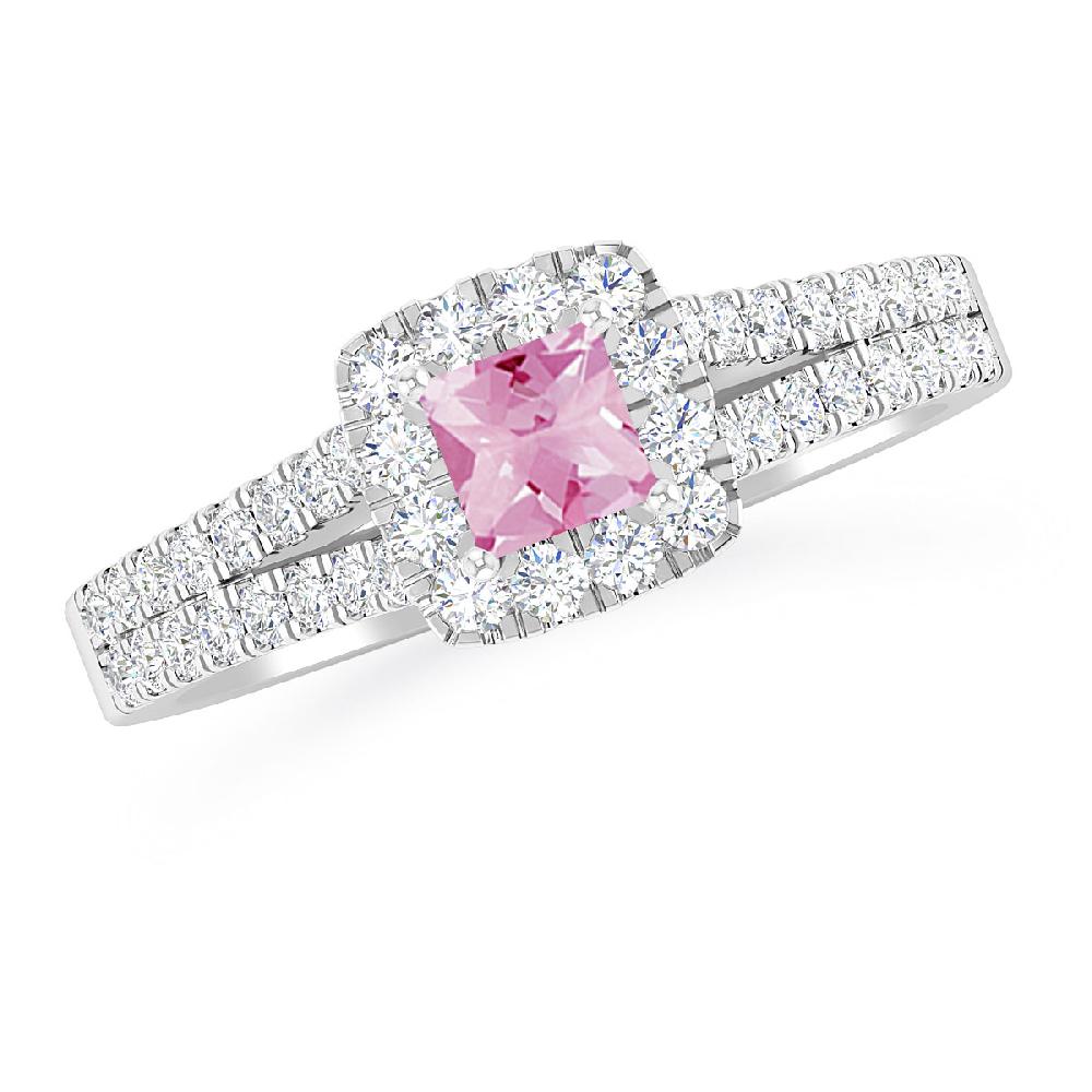 White Gold - Pink Tourmaline