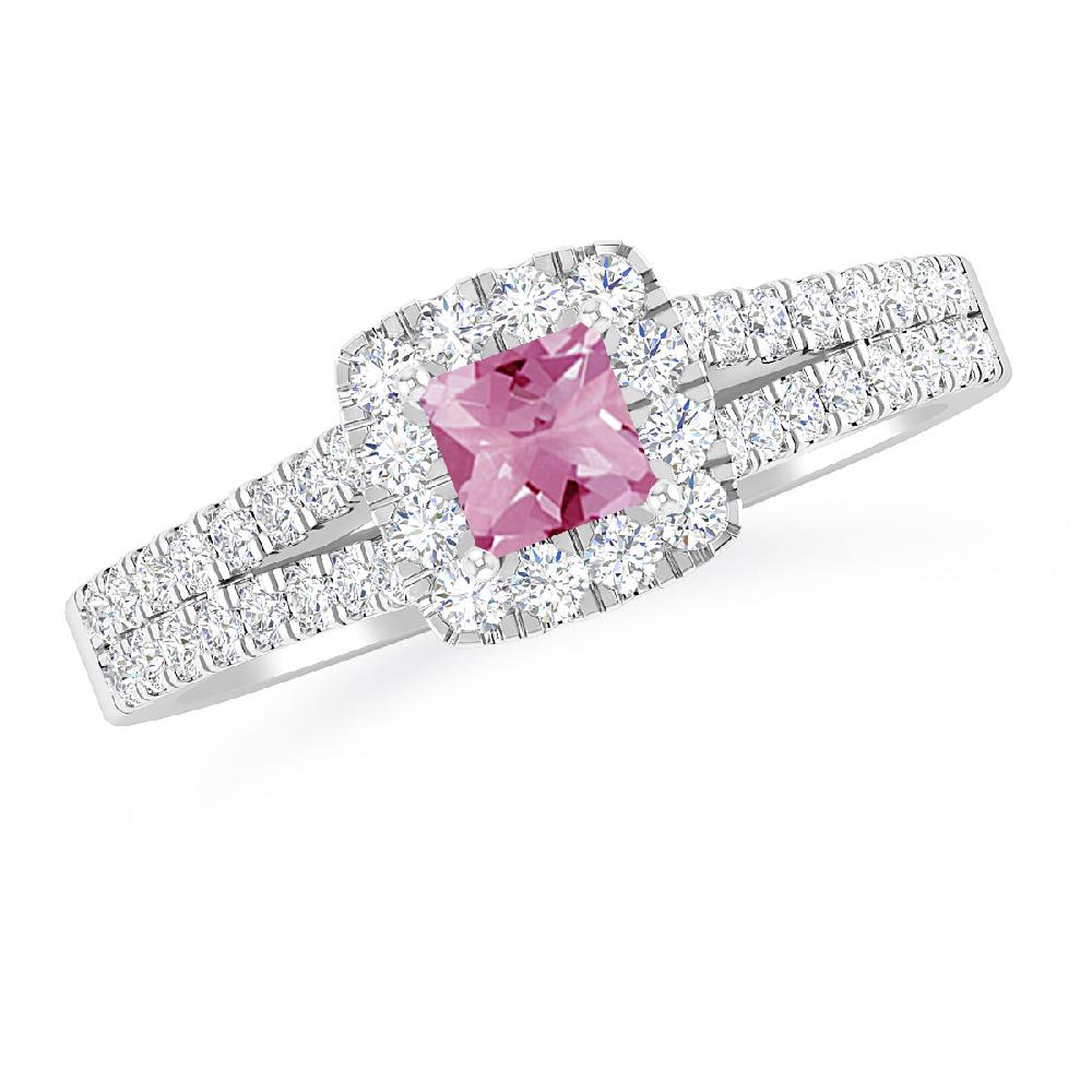 White Gold - Pink Tourmaline