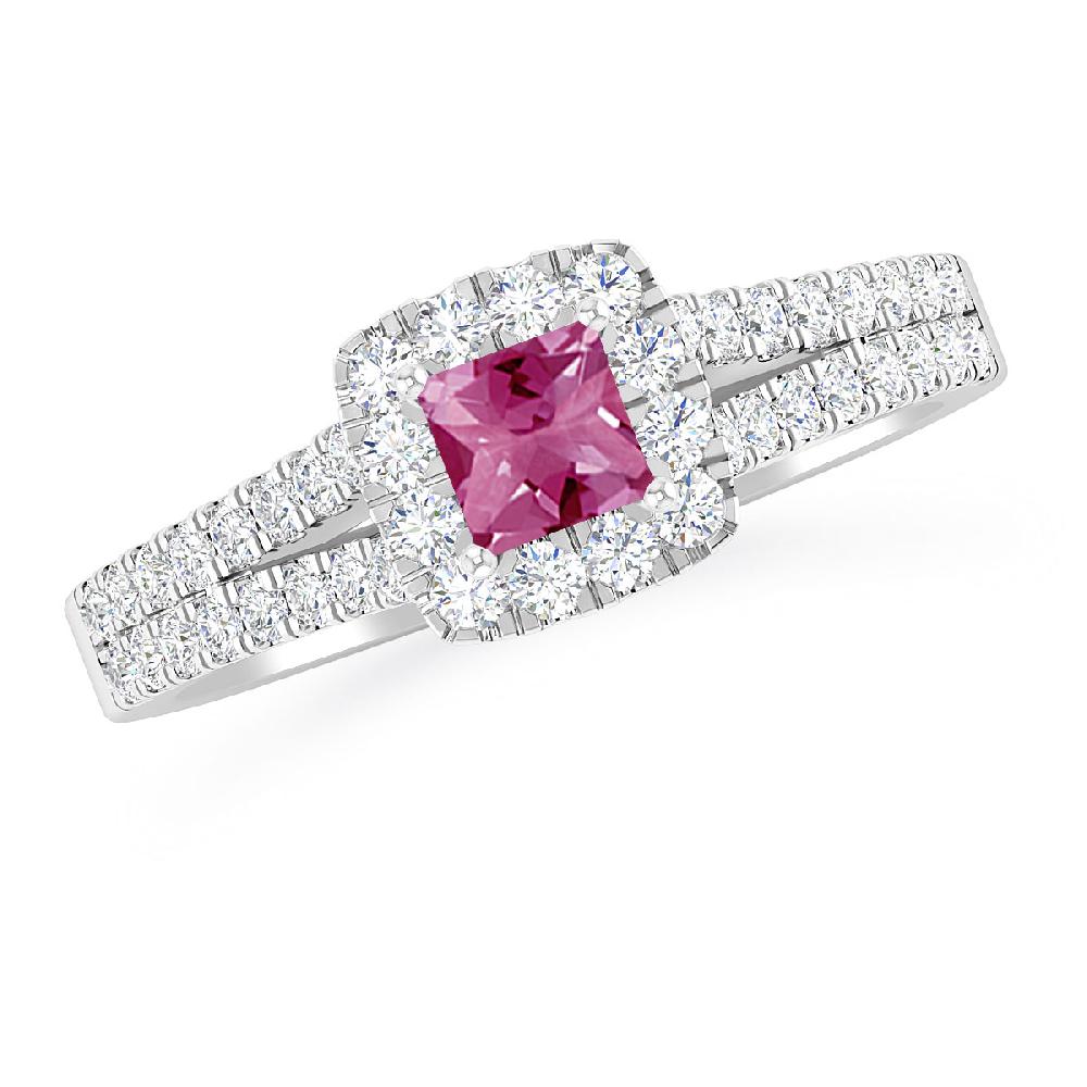 White Gold - Pink Tourmaline