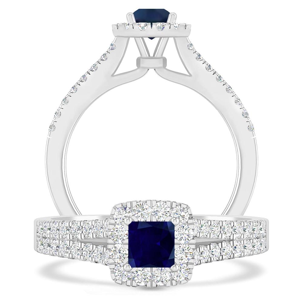 White Gold - Sapphire