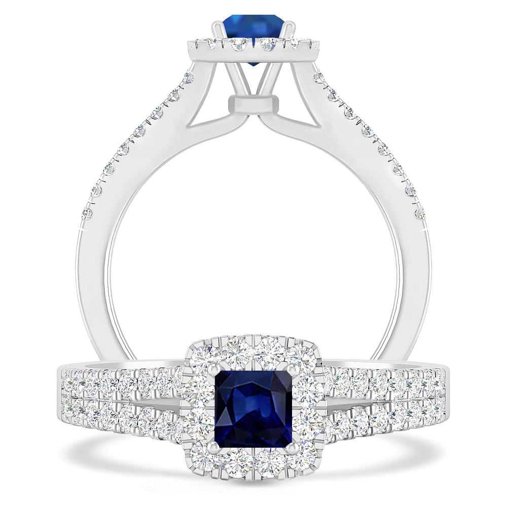 White Gold - Sapphire