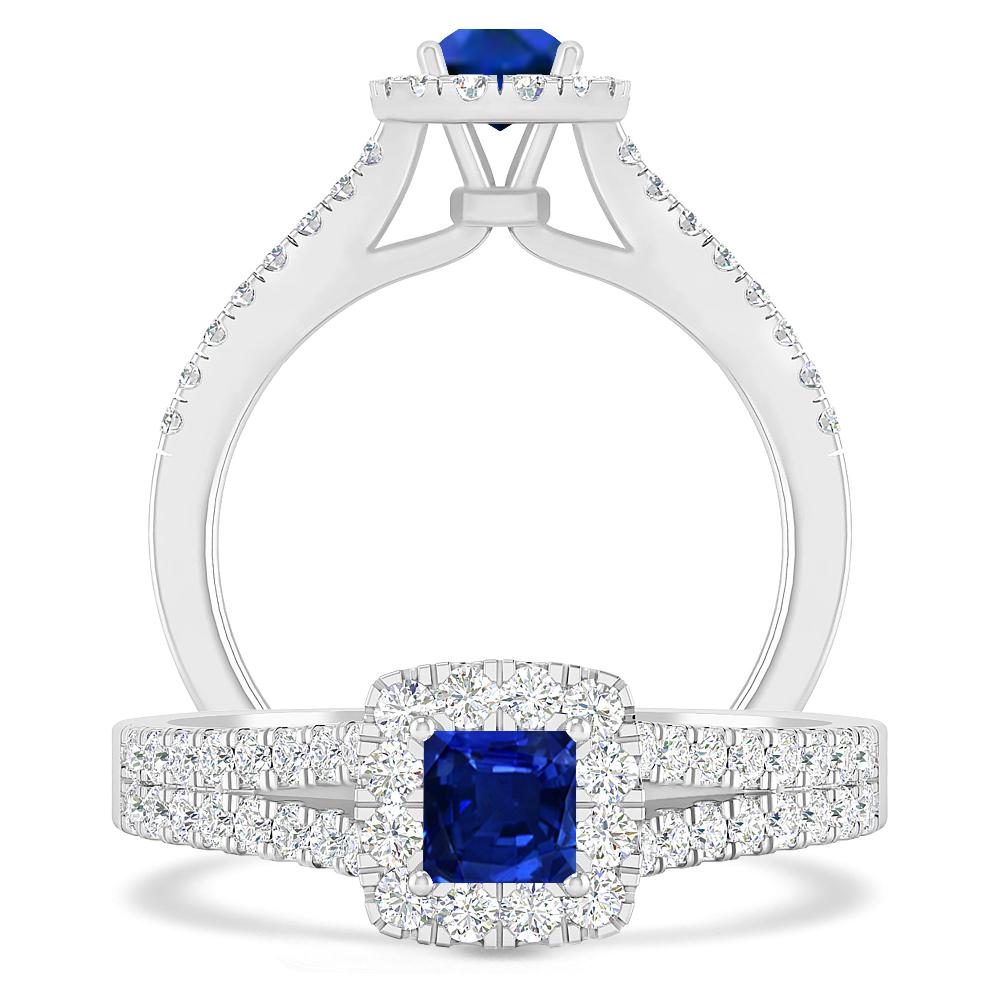 White Gold - Sapphire