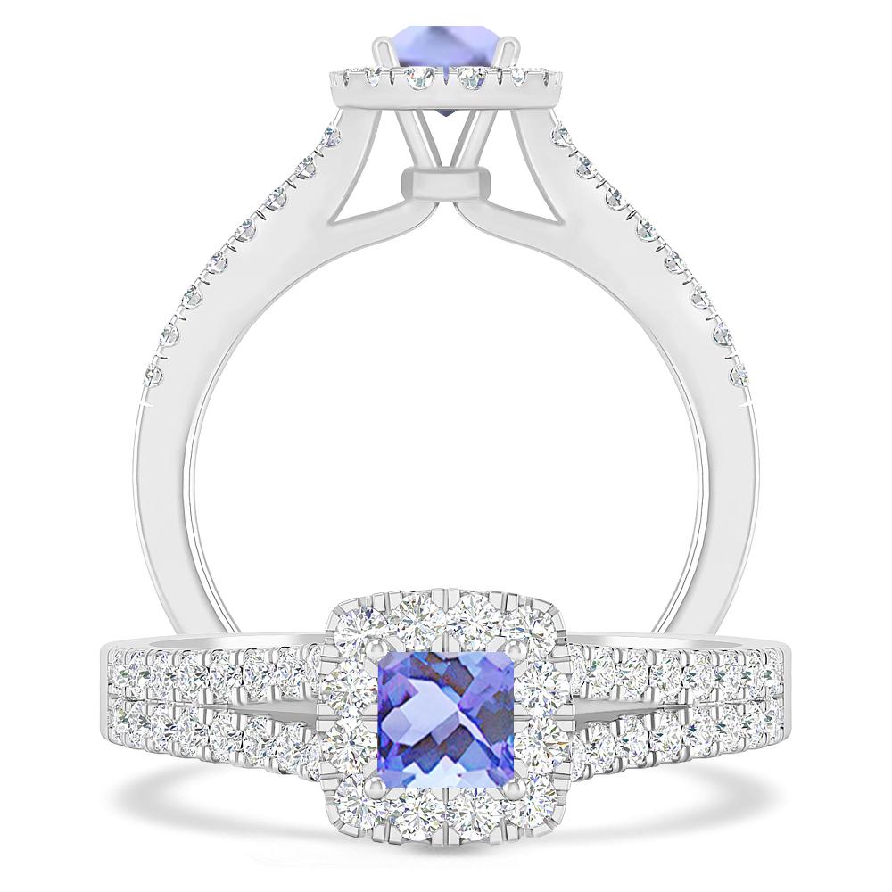 White Gold - Tanzanite