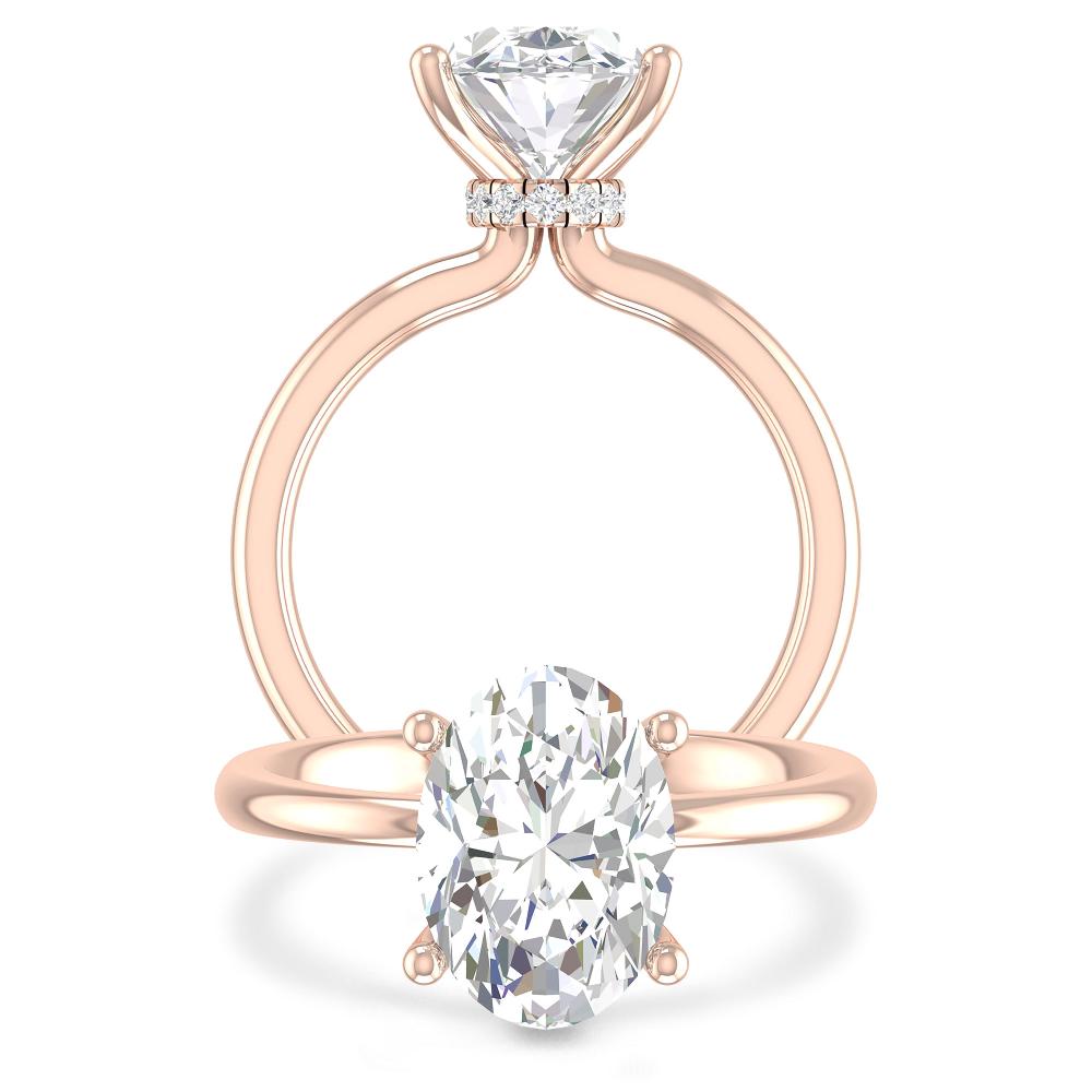 Rose Gold - Oval