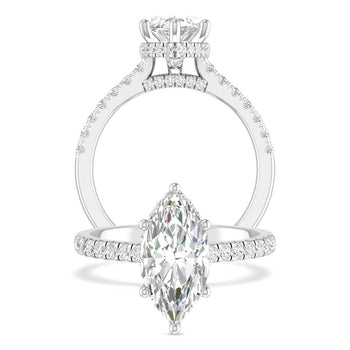 White Gold - Marquise