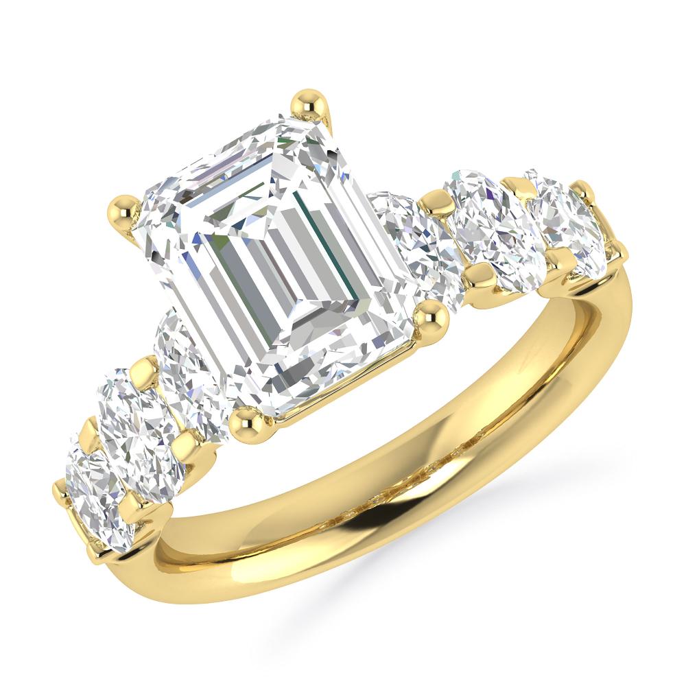 Yellow Gold - Emerald