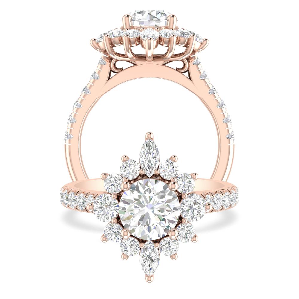 Rose Gold - Round