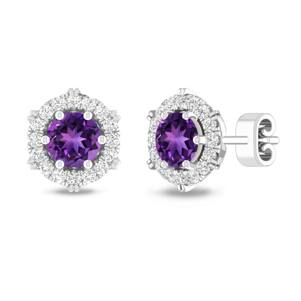 White Gold - Amethyst