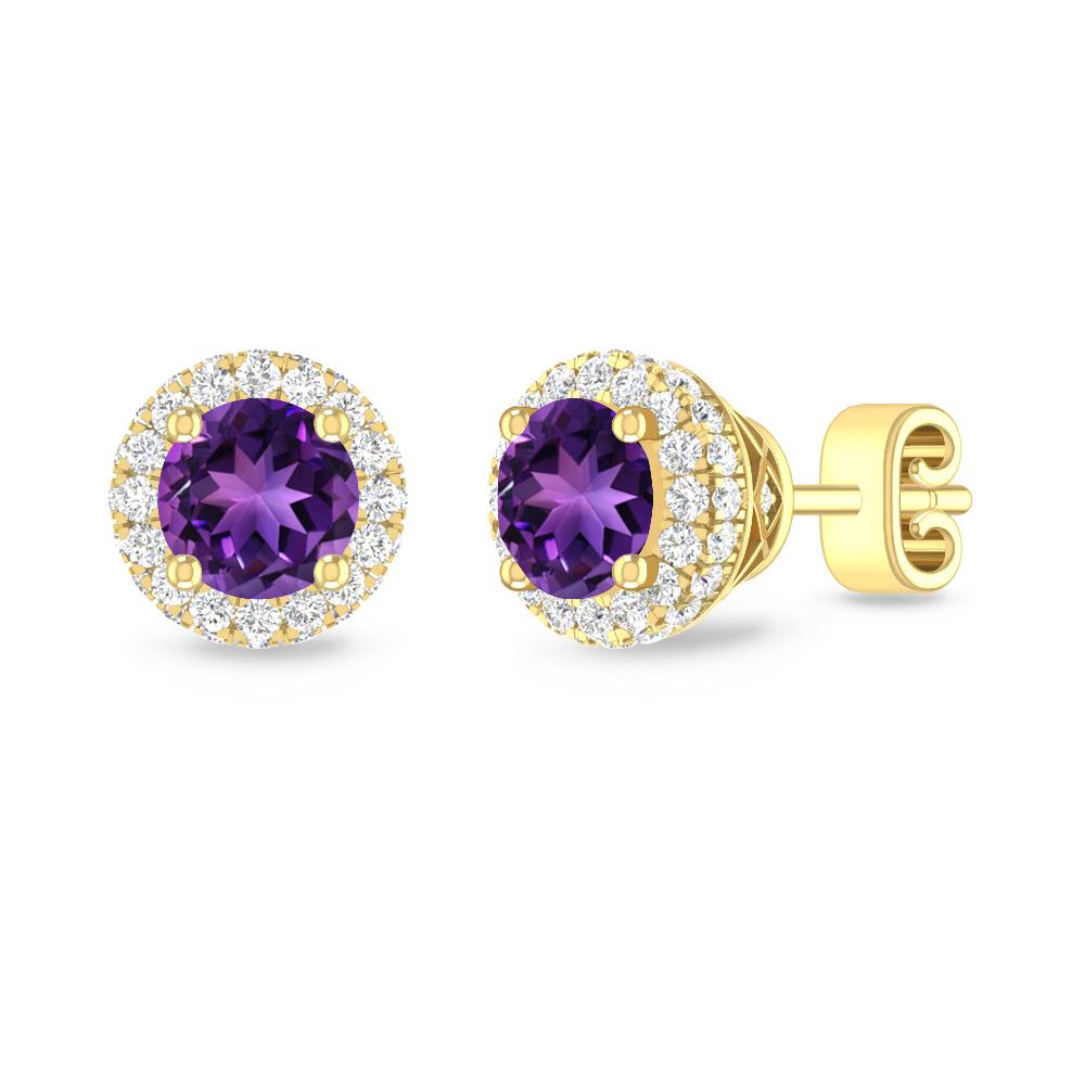 Yellow Gold - Amethyst