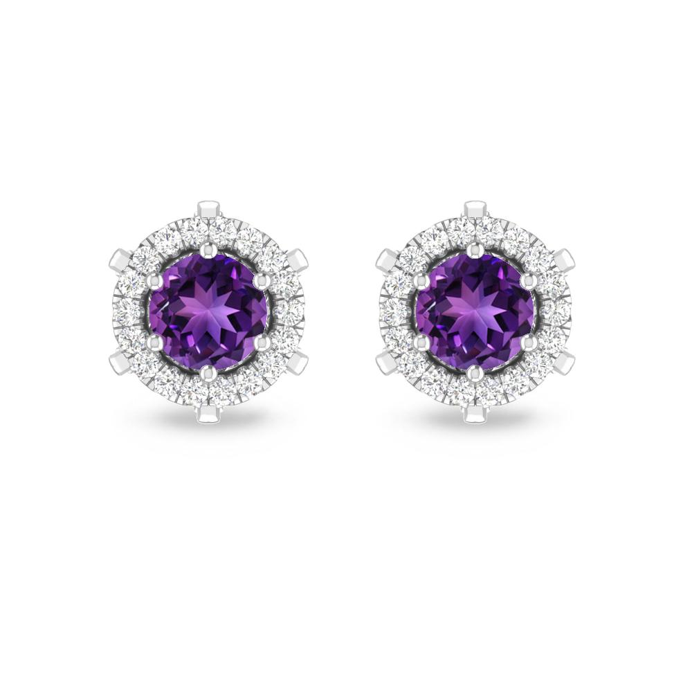 White Gold - Amethyst