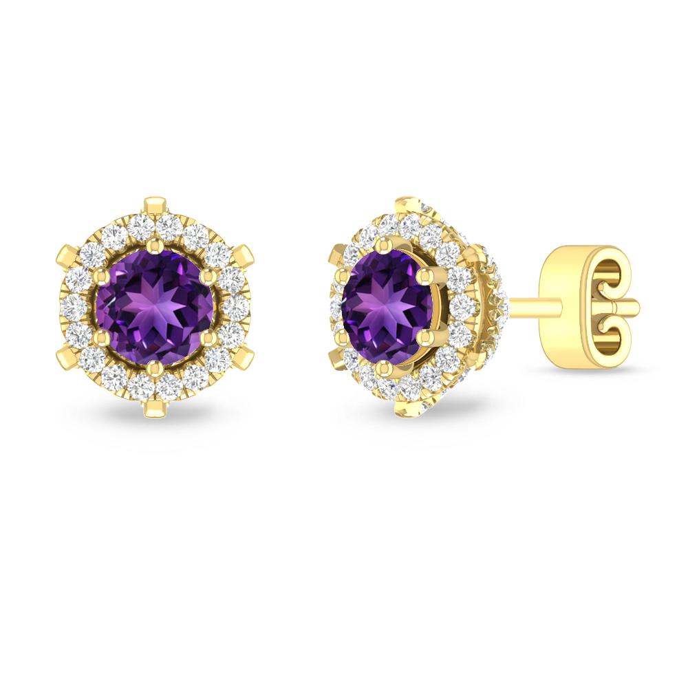 Yellow Gold - Amethyst