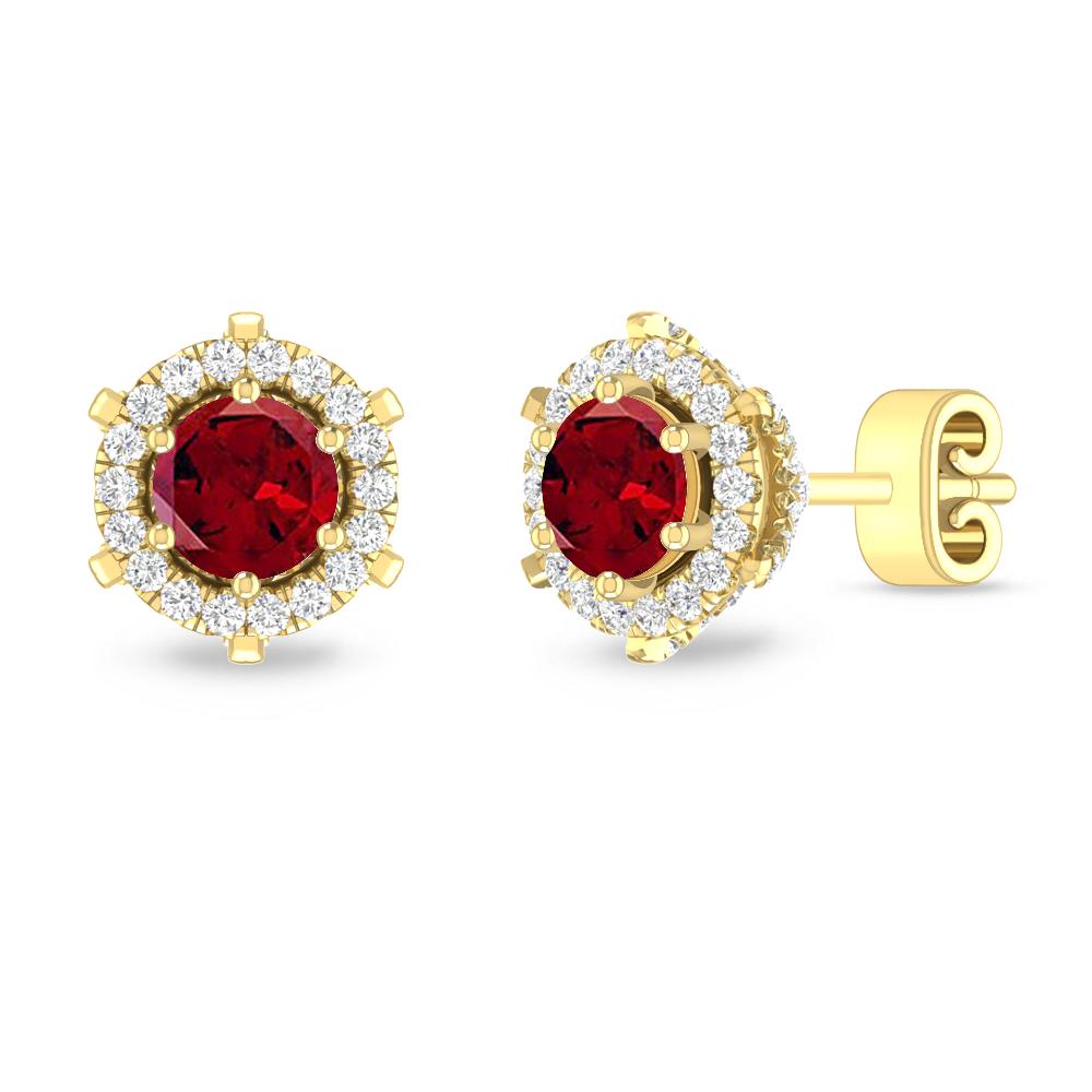 Yellow Gold - Garnet