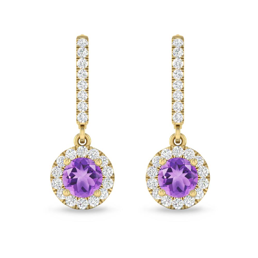 Yellow Gold - Amethyst