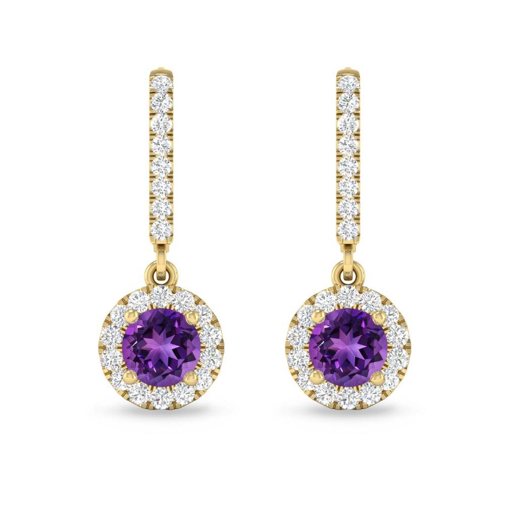 Yellow Gold - Amethyst