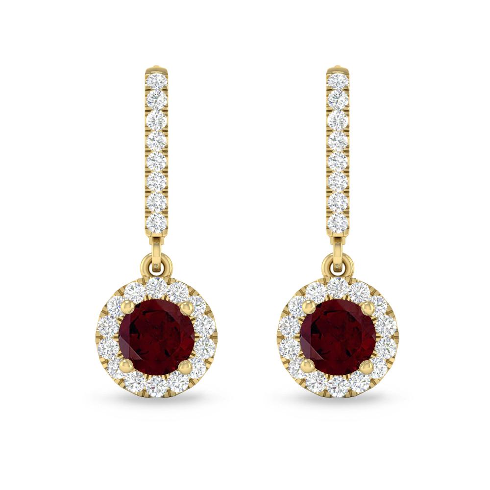 Yellow Gold - Garnet