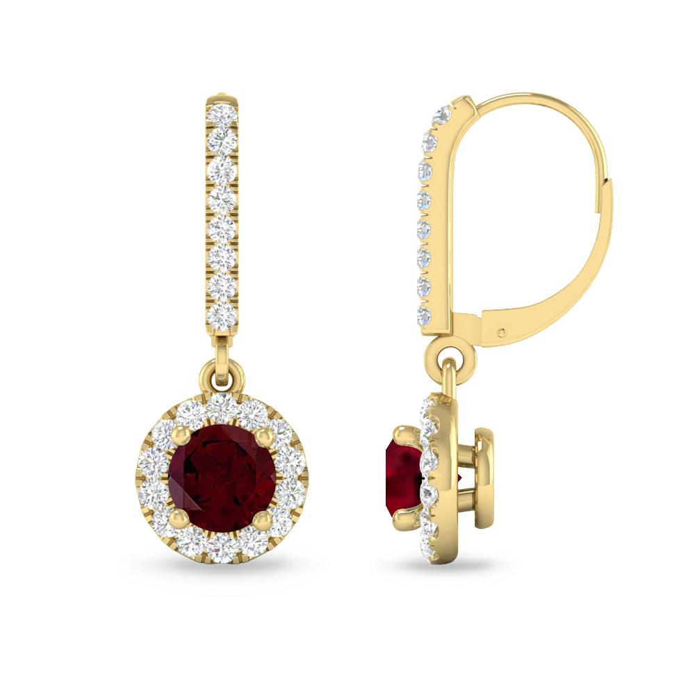 Yellow Gold - Garnet