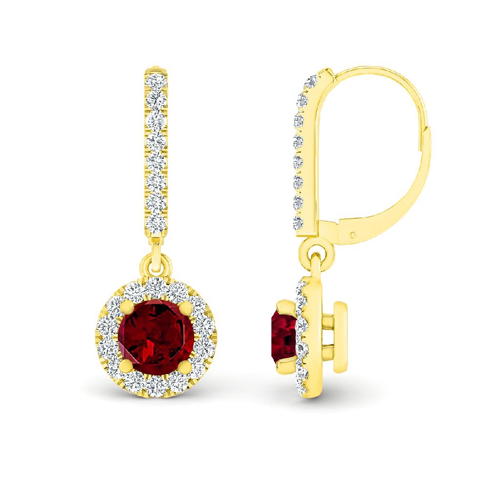 Yellow Gold - Garnet