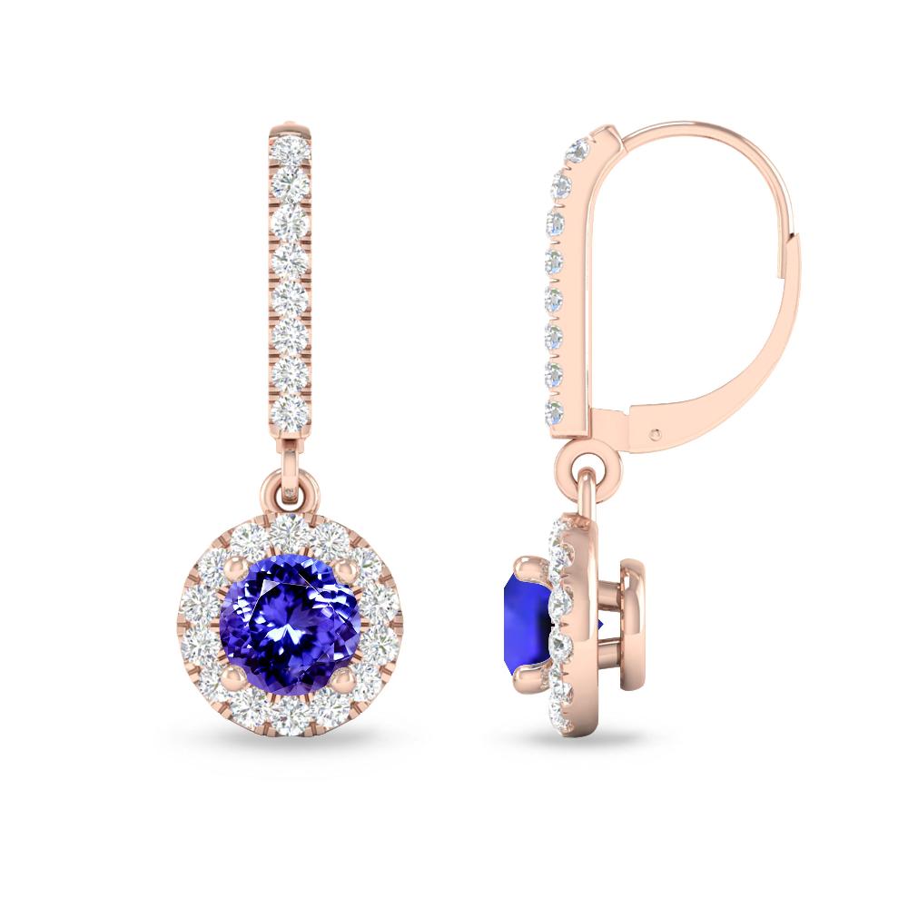 Rose Gold - Tanzanite