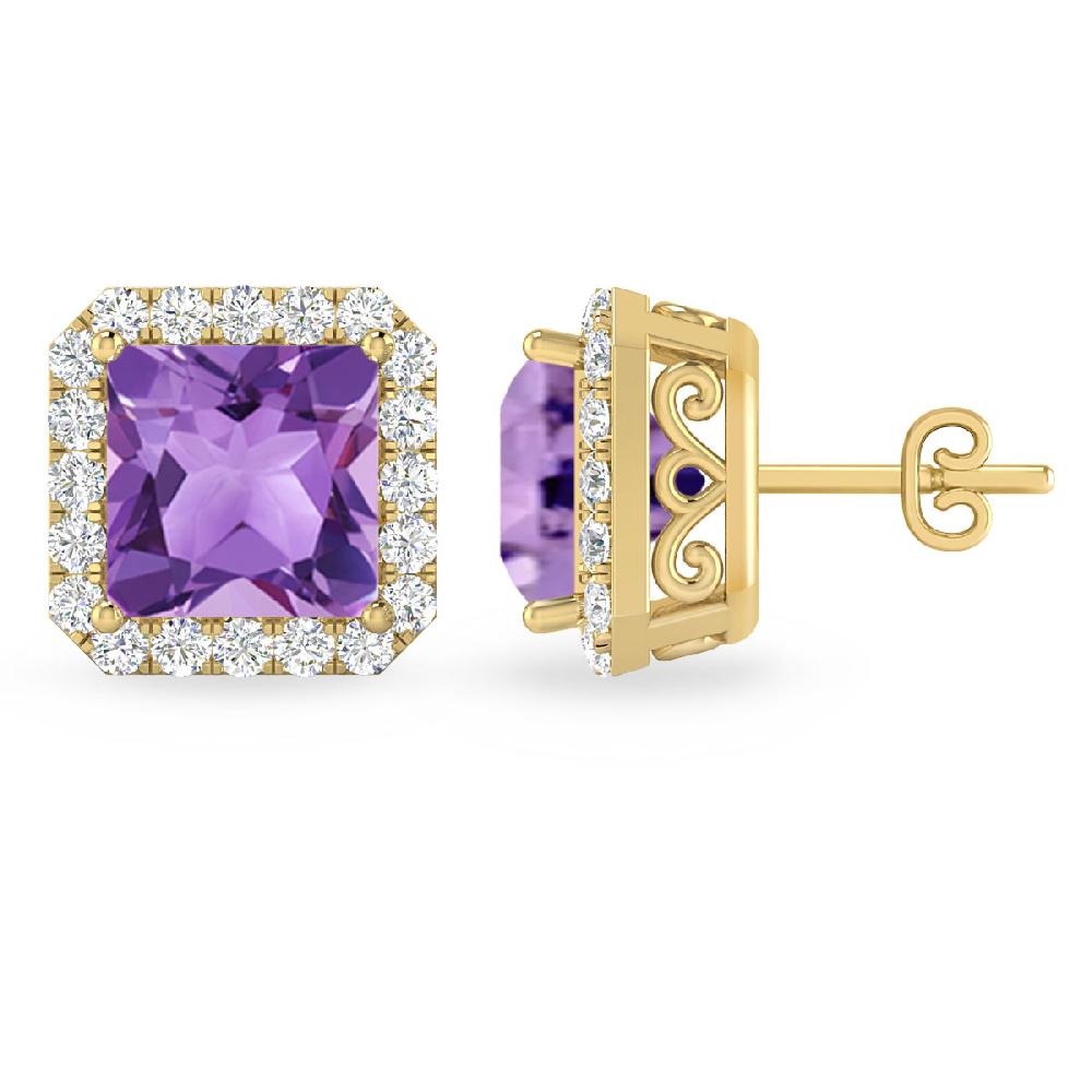 Yellow Gold - Amethyst