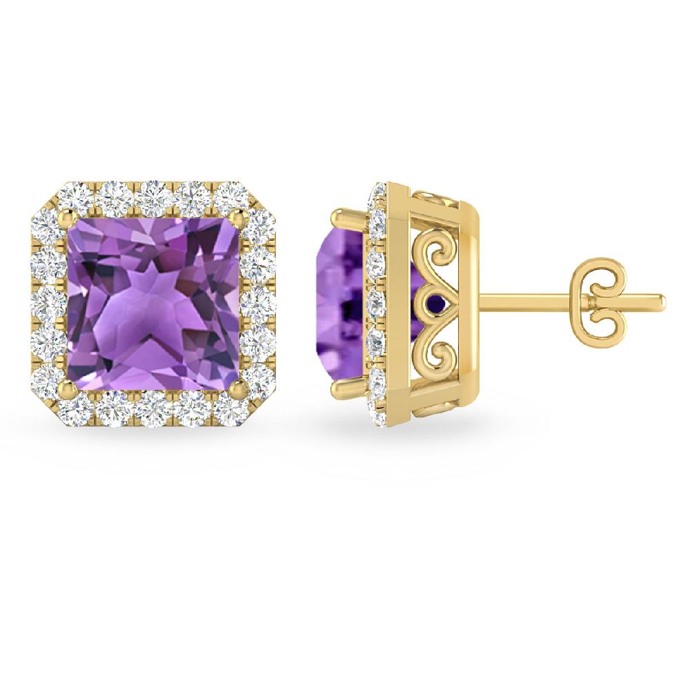 Yellow Gold - Amethyst