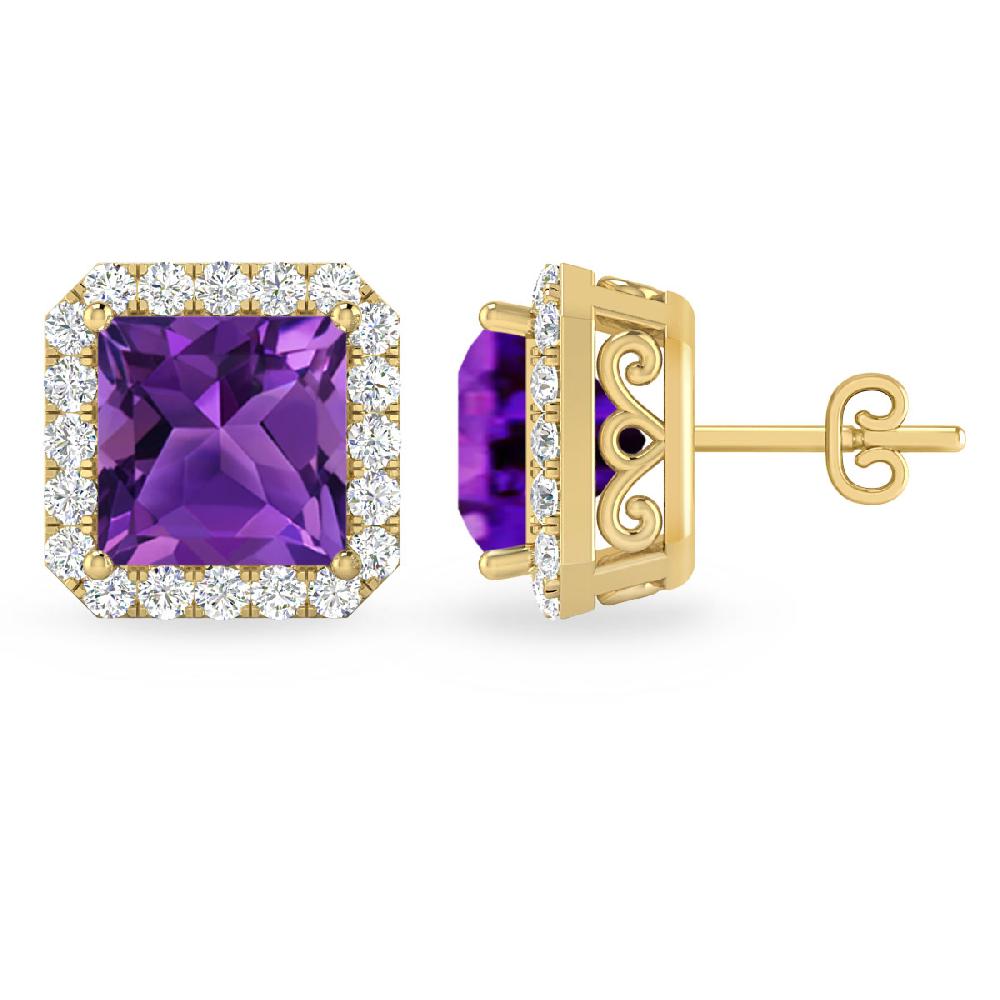 Yellow Gold - Amethyst