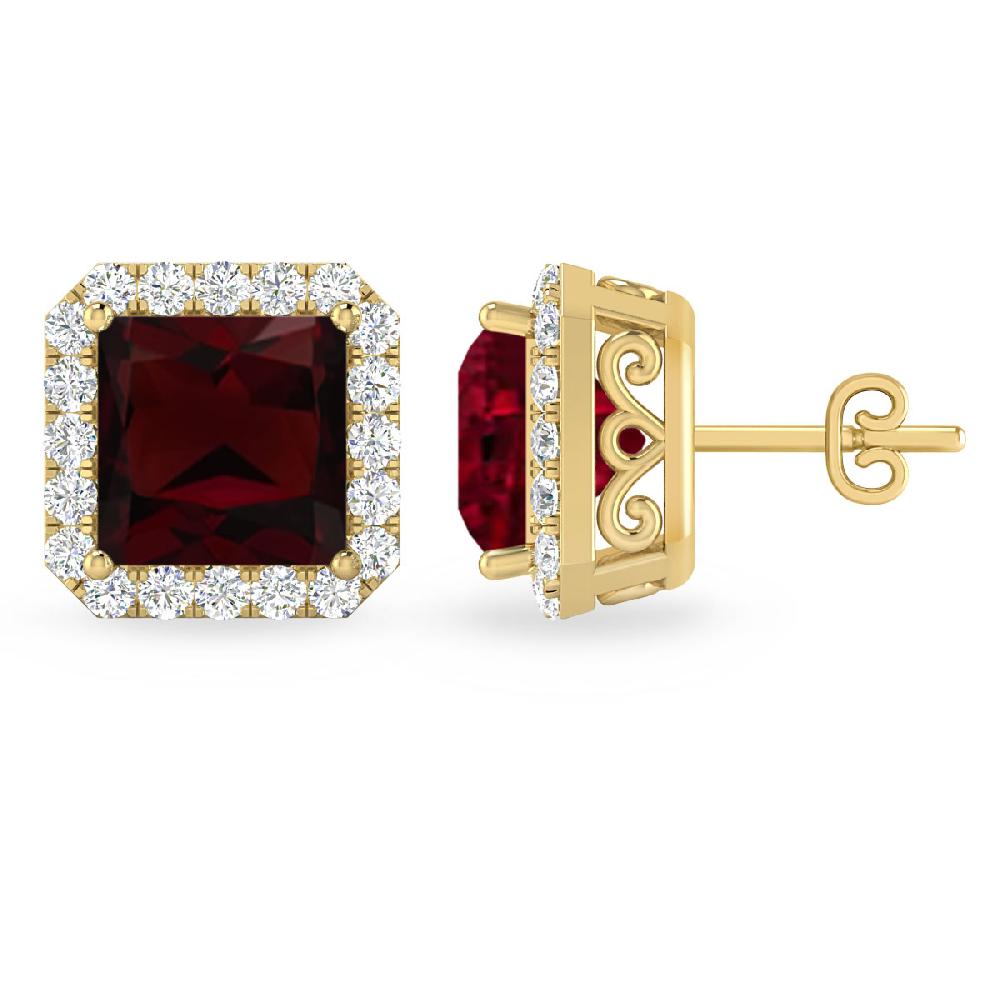 Yellow Gold - Garnet