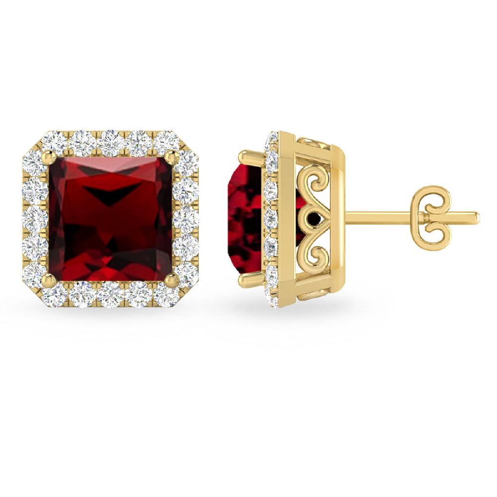 Yellow Gold - Garnet