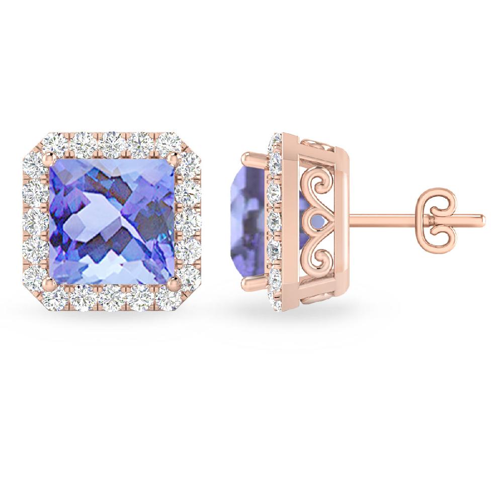 Rose Gold - Tanzanite