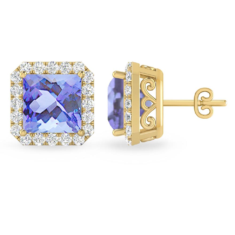 Yellow Gold - Tanzanite