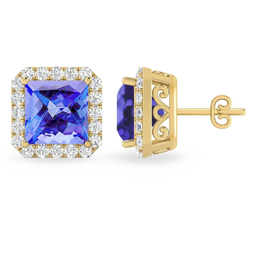 Yellow Gold - Tanzanite