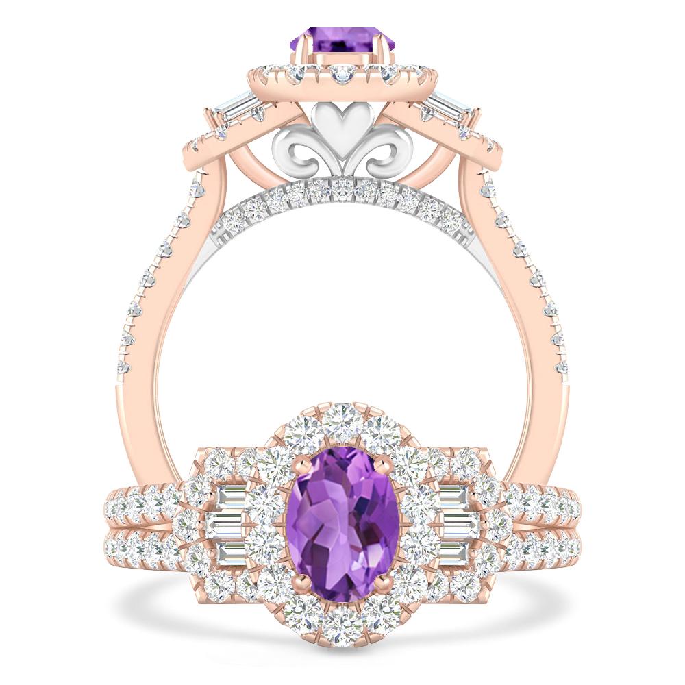 Rose Gold - Amethyst