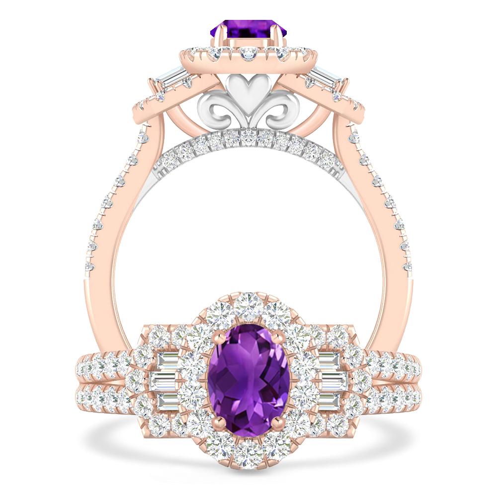 Rose Gold - Amethyst