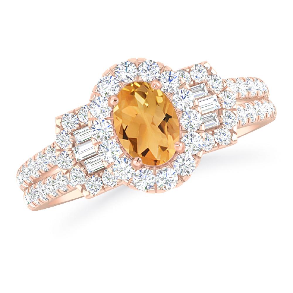 Rose Gold - Citrine