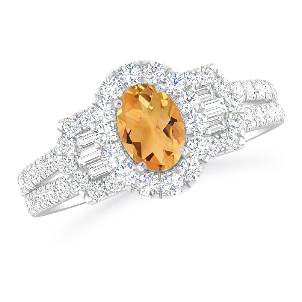 White Gold - Citrine