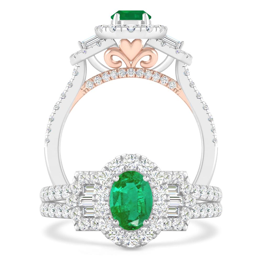 White Gold - Emerald