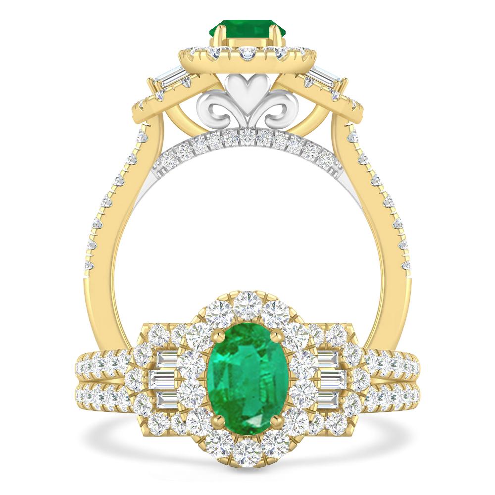 Yellow Gold - Emerald