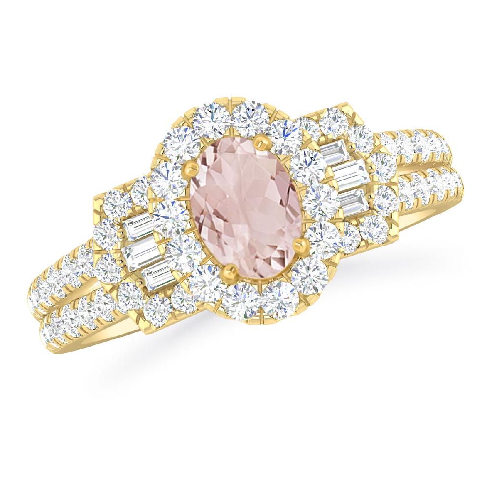 Yellow Gold - Morganite