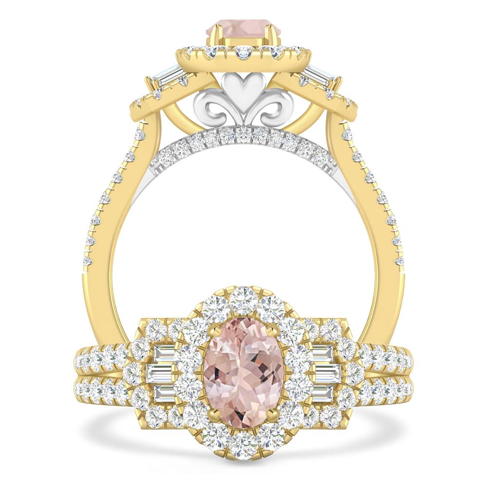 Yellow Gold - Morganite