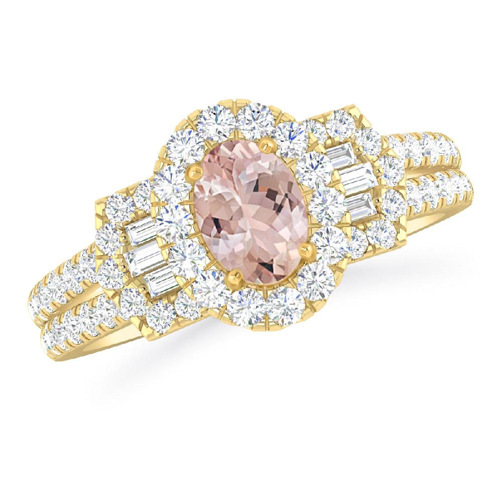 Yellow Gold - Morganite