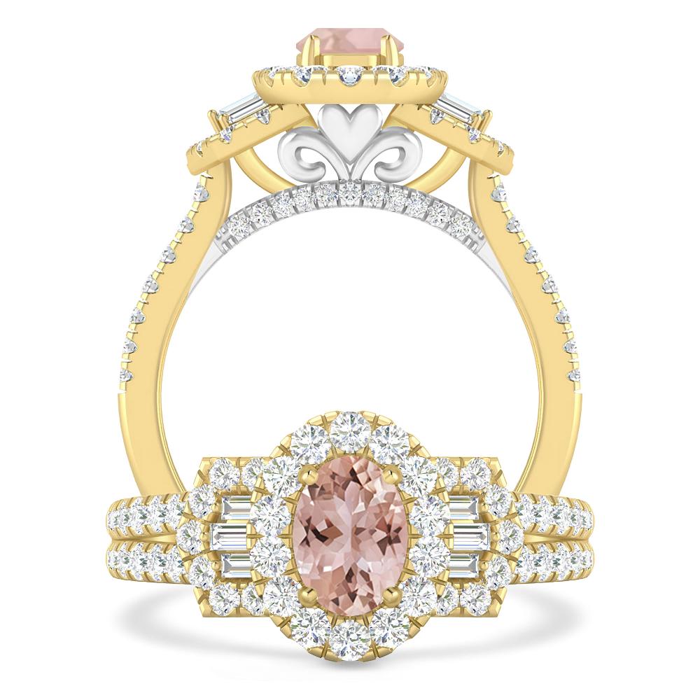 Yellow Gold - Morganite