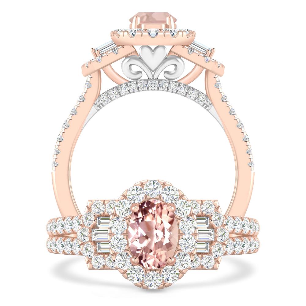 Rose Gold - Morganite