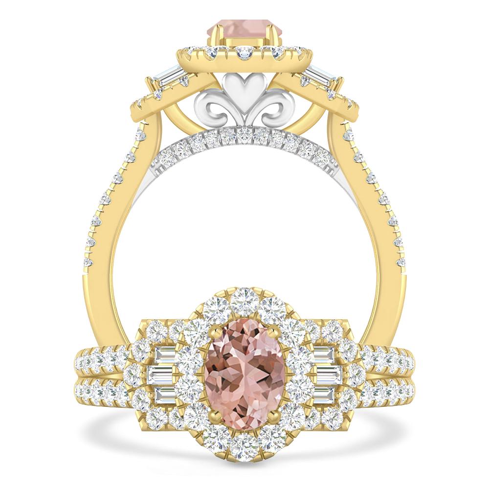 Yellow Gold - Morganite