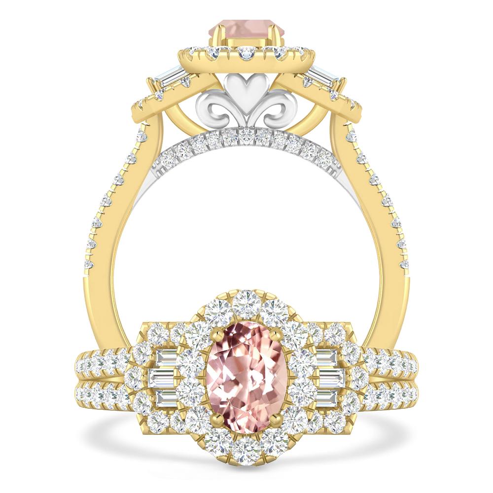 Yellow Gold - Morganite