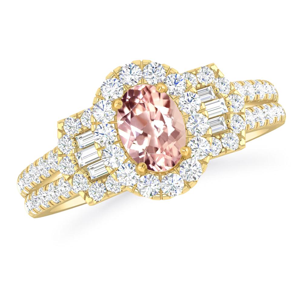 Yellow Gold - Morganite