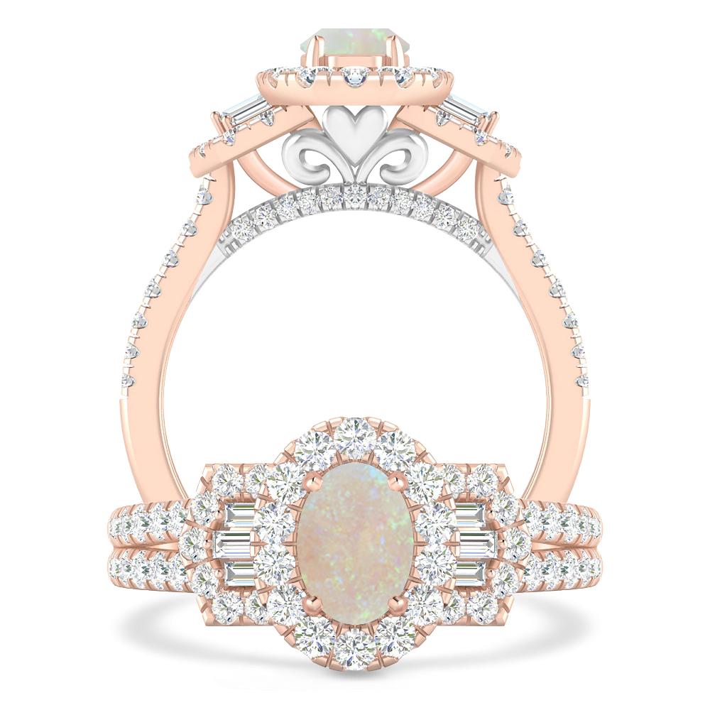 Rose Gold - Opal