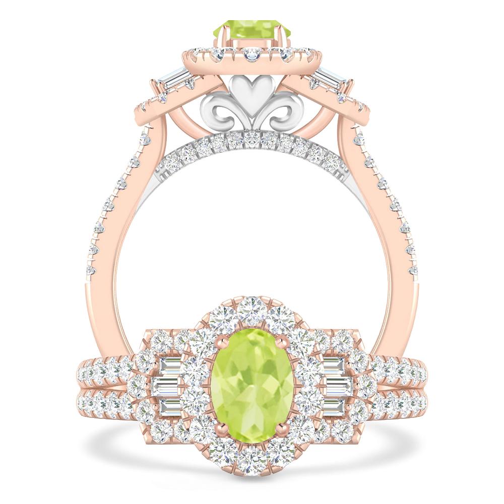 Rose Gold - Peridot