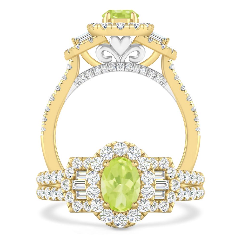 Yellow Gold - Peridot